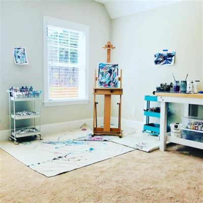 how to set up an art studio