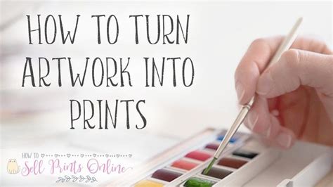 how to turn art into prints